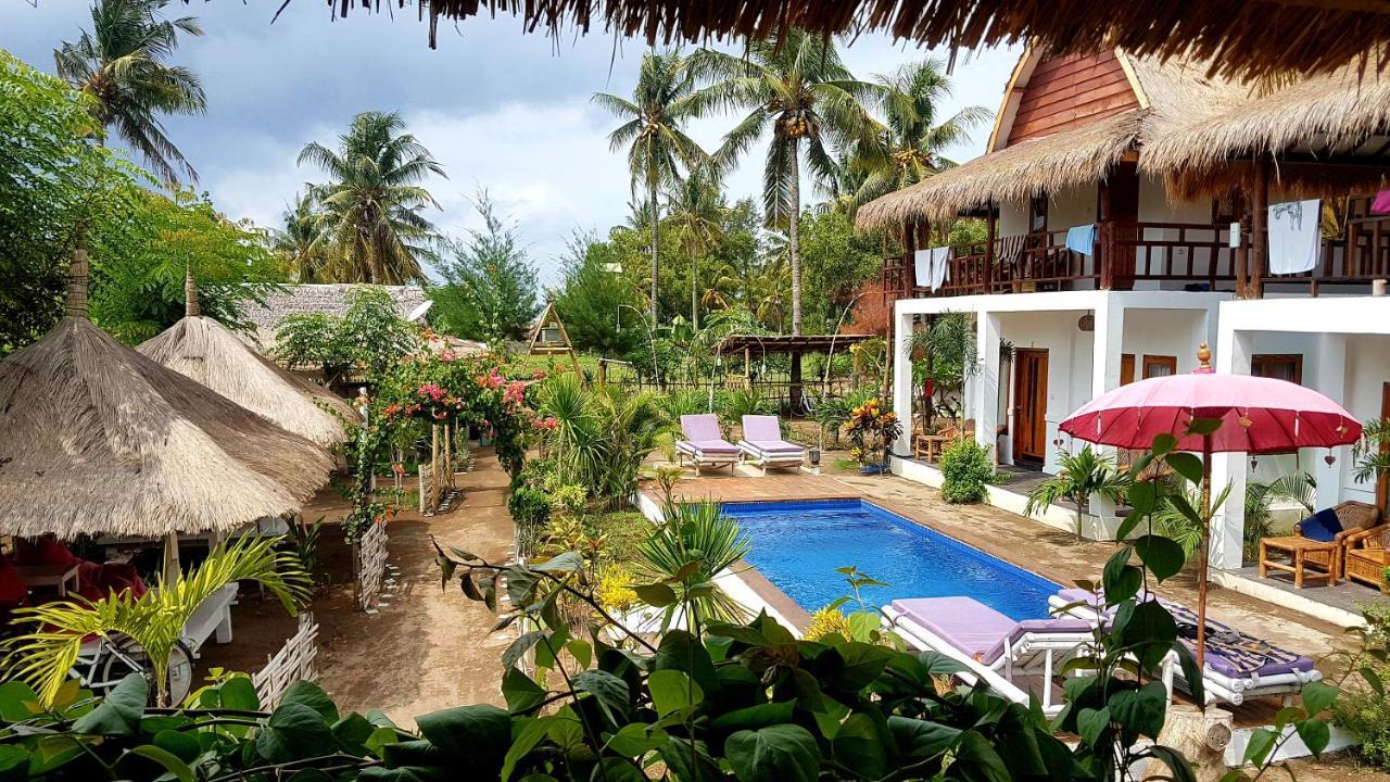 Hotel El Jardin De Shambala Gili Air Exterior foto